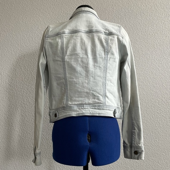Rubbish light washed crop denim jacket sz Medium - Picture 2 of 2